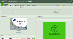 Desktop Screenshot of kentika.deviantart.com