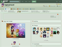 Tablet Screenshot of nagishadrazuki.deviantart.com