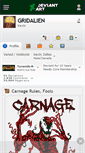 Mobile Screenshot of gridalien.deviantart.com