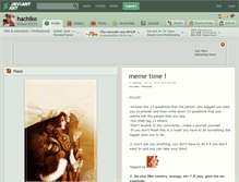 Tablet Screenshot of hachiko.deviantart.com