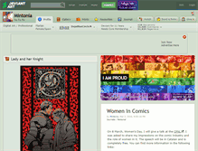 Tablet Screenshot of mintonia.deviantart.com