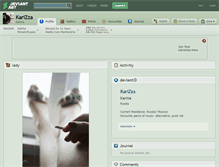 Tablet Screenshot of karizza.deviantart.com