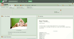 Desktop Screenshot of chenai.deviantart.com