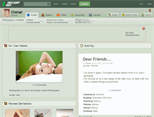 Tablet Screenshot of chenai.deviantart.com