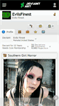 Mobile Screenshot of evilsfinest.deviantart.com