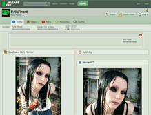 Tablet Screenshot of evilsfinest.deviantart.com
