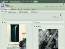 Tablet Screenshot of jillzz.deviantart.com