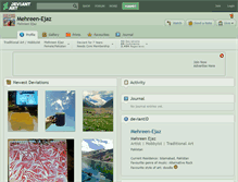 Tablet Screenshot of mehreen-ejaz.deviantart.com