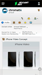 Mobile Screenshot of chromatix.deviantart.com