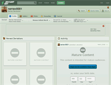 Tablet Screenshot of nerraw0001.deviantart.com