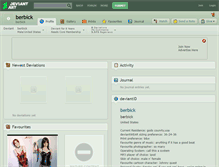 Tablet Screenshot of berbick.deviantart.com