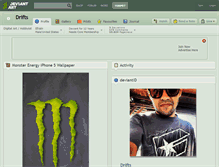Tablet Screenshot of drifts.deviantart.com