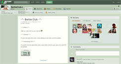Desktop Screenshot of barbieclub.deviantart.com
