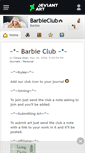 Mobile Screenshot of barbieclub.deviantart.com