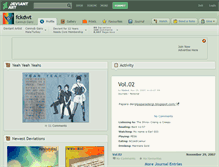 Tablet Screenshot of fckdwt.deviantart.com