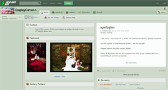 Desktop Screenshot of cosplaycorner.deviantart.com