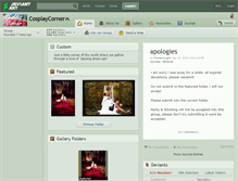 Tablet Screenshot of cosplaycorner.deviantart.com