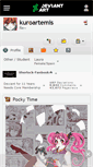 Mobile Screenshot of kuroartemis.deviantart.com