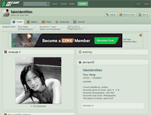 Tablet Screenshot of fakeidentities.deviantart.com