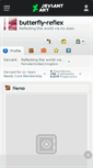 Mobile Screenshot of butterfly-reflex.deviantart.com