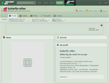 Tablet Screenshot of butterfly-reflex.deviantart.com