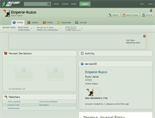 Tablet Screenshot of emperor-kuzco.deviantart.com