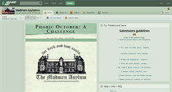 Desktop Screenshot of madmen-asylum.deviantart.com