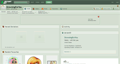 Desktop Screenshot of drowningforyou.deviantart.com