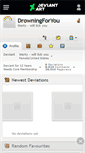 Mobile Screenshot of drowningforyou.deviantart.com