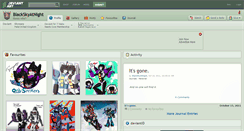 Desktop Screenshot of blackskyatnight.deviantart.com