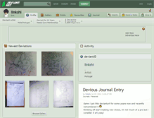 Tablet Screenshot of linkshi.deviantart.com
