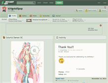 Tablet Screenshot of ichigolollipop.deviantart.com