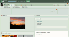 Desktop Screenshot of dark-wind.deviantart.com