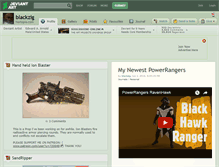 Tablet Screenshot of blackzig.deviantart.com