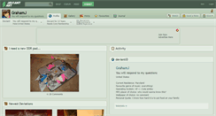 Desktop Screenshot of grahamj.deviantart.com