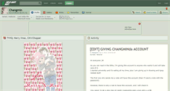 Desktop Screenshot of changmin.deviantart.com