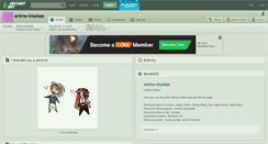 Desktop Screenshot of anime-kisekae.deviantart.com
