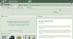 Desktop Screenshot of frozenish.deviantart.com