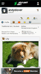 Mobile Screenshot of andy6lover.deviantart.com