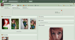 Desktop Screenshot of liz-a-smurf.deviantart.com