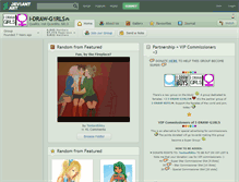 Tablet Screenshot of i-draw-g1rls.deviantart.com