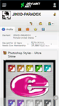 Mobile Screenshot of jinxd-paradox.deviantart.com