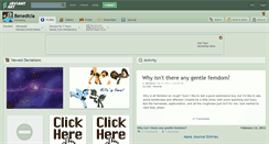Desktop Screenshot of benedicia.deviantart.com