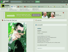Tablet Screenshot of abikai.deviantart.com