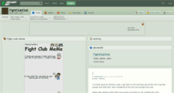 Desktop Screenshot of fightclubclub.deviantart.com
