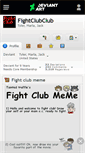 Mobile Screenshot of fightclubclub.deviantart.com