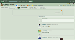Desktop Screenshot of freaky--like--vivi.deviantart.com