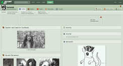 Desktop Screenshot of honorat.deviantart.com