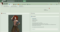 Desktop Screenshot of lilylarkin.deviantart.com