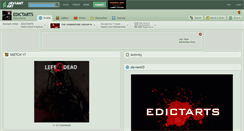 Desktop Screenshot of edictarts.deviantart.com